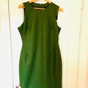 W118 By Walter Baker Wool Green Dress Size Large